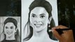 How to draw Deepika padukone step by step tutorial __ Deepika Padukone pencil drawing