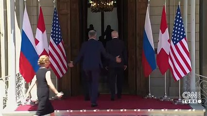Biden ve Putin ilk kez yüz yüze görüştü
