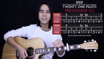 Ride Guitar Tutorial - Twenty One Pilots Guitar Lesson Easy Chords + Guitar Cover