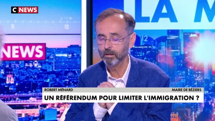 Robert Ménard se dit favorable à une baisse de l'immigration