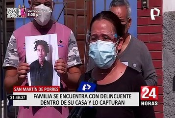 Familia denuncia que ladrón que ingresó a su vivienda siempre es liberado