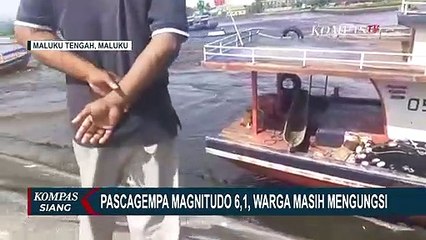 Warga Maluku Tengah Bertahan di Pengungsian Karena Takut Gempa Susulan Kembali Terjadi