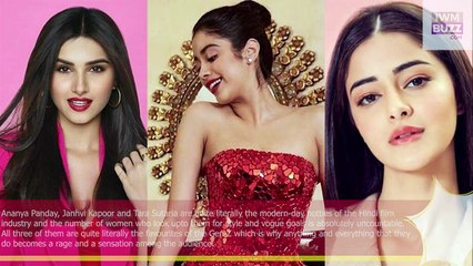 Ananya , Janhvi & Tara ’s Perfect ‘Red Hot Chery Lipstick’ Look For The Perfect Photoshoot Muse Look