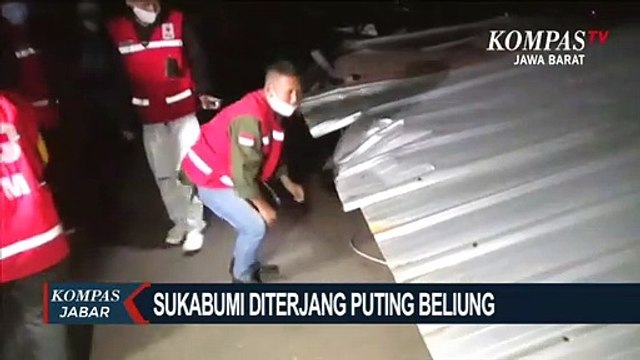 Warga Sukabumi Panik! Puting Beliung Rusak Rumah Dan Gudang