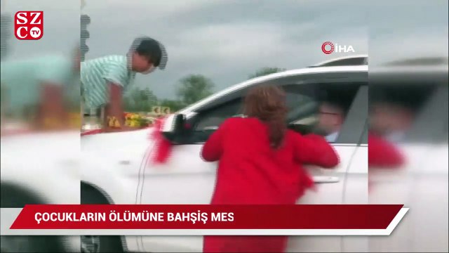 Ölümüne bahşiş mesaisi...Gelin arabasının üzerine böyle çıktı
