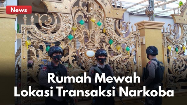 RUMAH MEWAH MILIARAN RUPIAH DI KAMPUNG DALAM INI DIGEREBEK POLDA RIAU !! NARKOBA ???!!