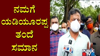 Renukacharya Compares BJP To Mother and CM Yediyurappa To Father