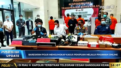 Bareskrim Polri Ungkap Kasus Penipuan Melalui Pinjaman Online
