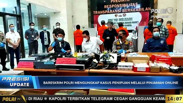Bareskrim Polri Ungkap Kasus Penipuan Melalui Pinjaman Online