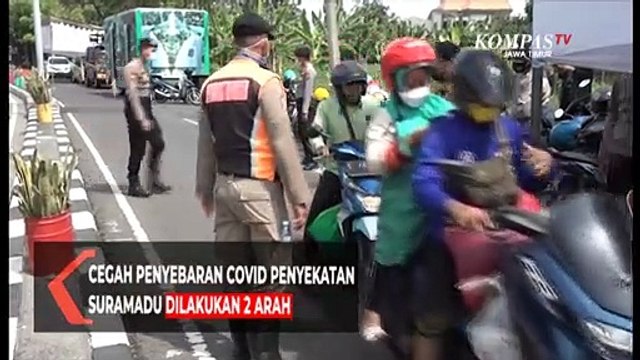 Cegah Penyebaran Covid Penyekatan Suramadu Dilakukan 2 Arah