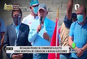 Congresistas electos rechazan pedido de Jorge Montoya de convocar nuevas elecciones