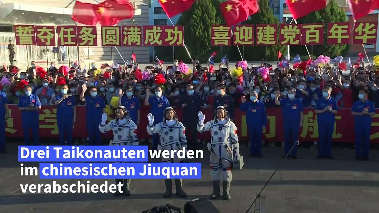 Erste bemannte Mission zu Chinas neuer Raumstation gestartet