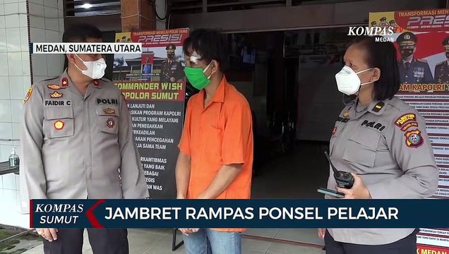 Jambret Rampas Ponsel Pelajar Saat Belajar Daring