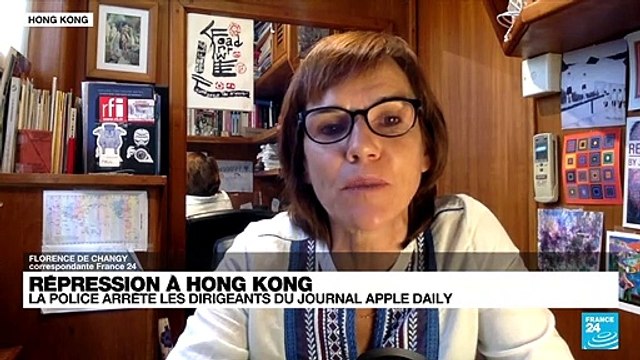 Répression à Hong Kong : la police arrête les dirigeants du journal Apple Daily