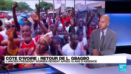 En Côte d'Ivoire, Laurent Gbagbo de retour après 10 ans d'absence