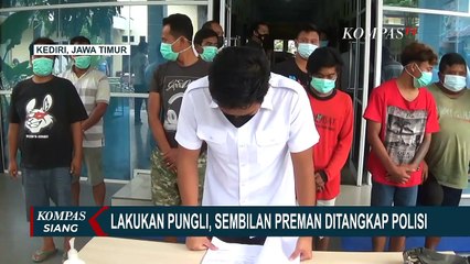 Kerap Lakukan Aksi Pungli, 9 Preman Ditangkap Polisi di Area Tambang Pasir
