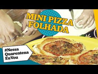 MINIPIZZA FOLHADA | Jeito fácil e gostoso de preparar pizza em casa