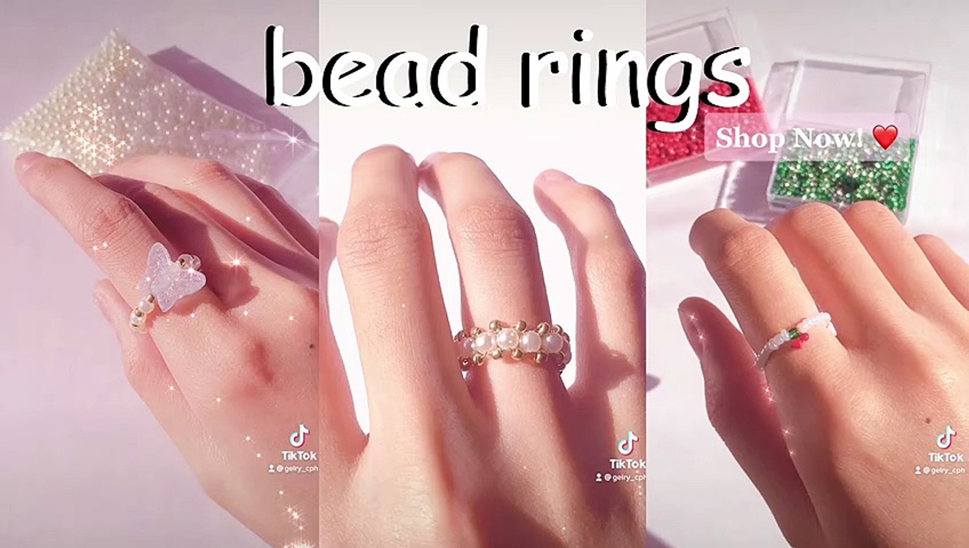 DIY seeds beads rings | How to make beads rings | Easy DIY | DIY Jewelry |  Best Tiktok Compilation | My Pumpkin - video Dailymotion