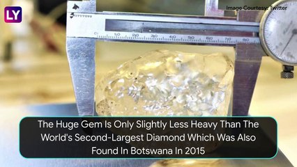 Botswana: 1,098 Carat Gigantic Diamond Could Be World's Third Largest