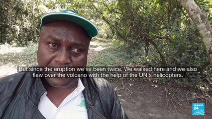Many displaced after DR Congo volcano eruption still stuck in town of Sake