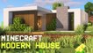 Minecraft _ How to build a Modern Survival House _ Tutorial