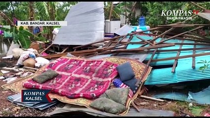 Pasca Puting Beliung, Dinsos Kalsel Sarankan Pemkab Banjar Ajukan Bantuan Bahan Bangunan ke Kemensos