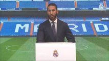 Un emocionado Sergio Ramos se despide del Real Madrid
