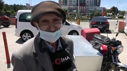 Sıfır aldığı motosikleti başına bela oldu