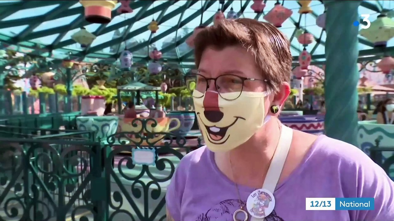 Après plus de sept mois de fermeture et une semaine après les autres parcs d'attraction français, Disneyland Paris a également rouvert ses portes ce matin