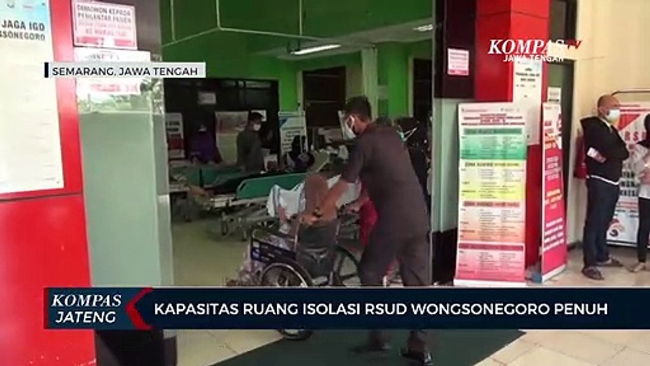 Kapasitas Ruang Isolasi RSUD Wongsonegoro Penuh