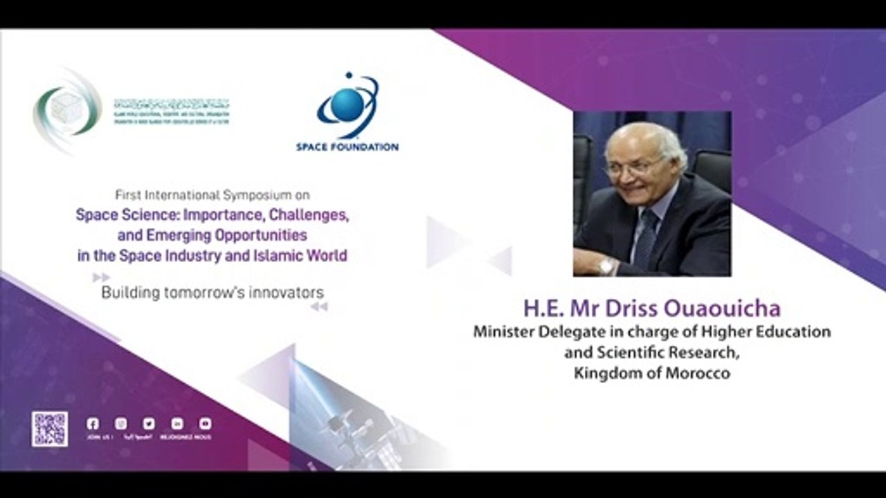 1st Symposium on Space Science __ Dr. Driss Ouaouicha