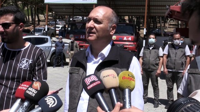 KAHRAMANMARAŞ - Orman Bölge Müdürlüğü ekipleri yangın söndürme tatbikatı yaptı