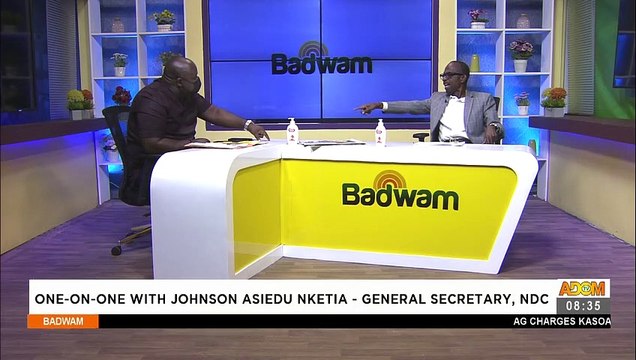 One-on-One with Johnson Asiedu Nketsia -General Secretary, NDC - Adom TV (17-6-21)