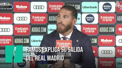 Ramos explica su salida del Real Madrid