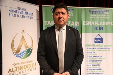 Altınordu Belediyesi'nden esnada 2 buçuk milyon liralık destek