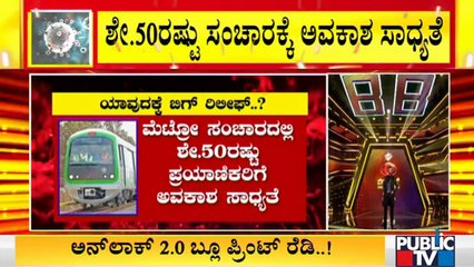 ಬೆಂಗಳೂರು ಮಂದಿಗೆ ಅನ್ ಲಾಕ್ 2.O ಗುಡ್ ನ್ಯೂಸ್ | Unlock | Bengaluru