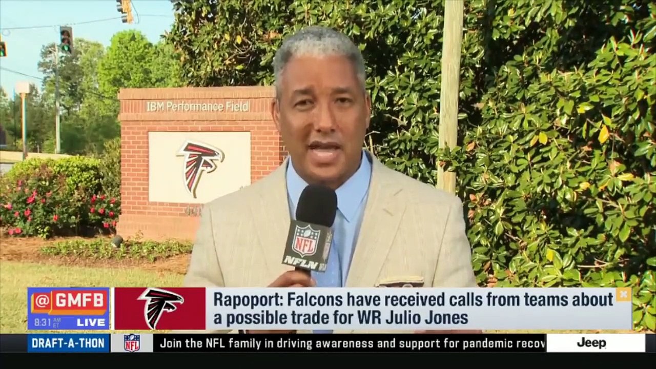 Good Morning Football | Nate Burleson Reacts To Rapoport Says Falcons Will Trade Wr Julio Jones