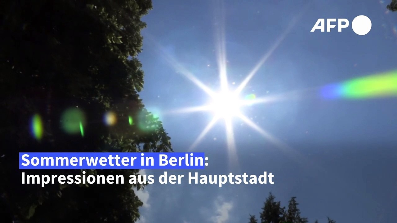 Berlin sucht Abkühlung: Sommer-Impressionen aus der Hauptstadt