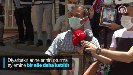 Diyarbakır annelerinin oturma eylemine bir aile daha katıldı