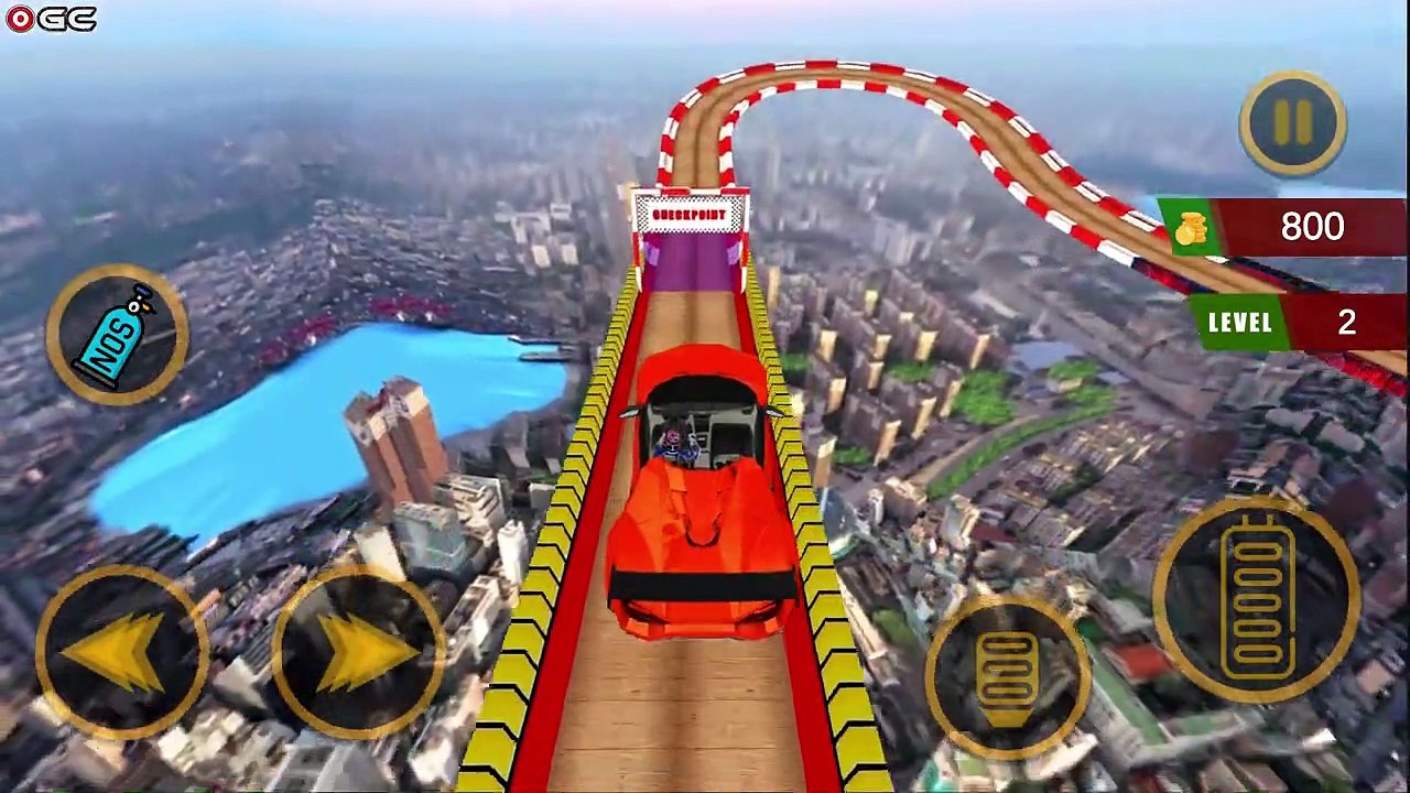 Ramp Stunt Car Driving Games - Impossible Mega Ramp Car Racing - Android Gameplay