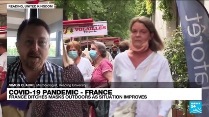 France ditches masks outdoors as situation improves