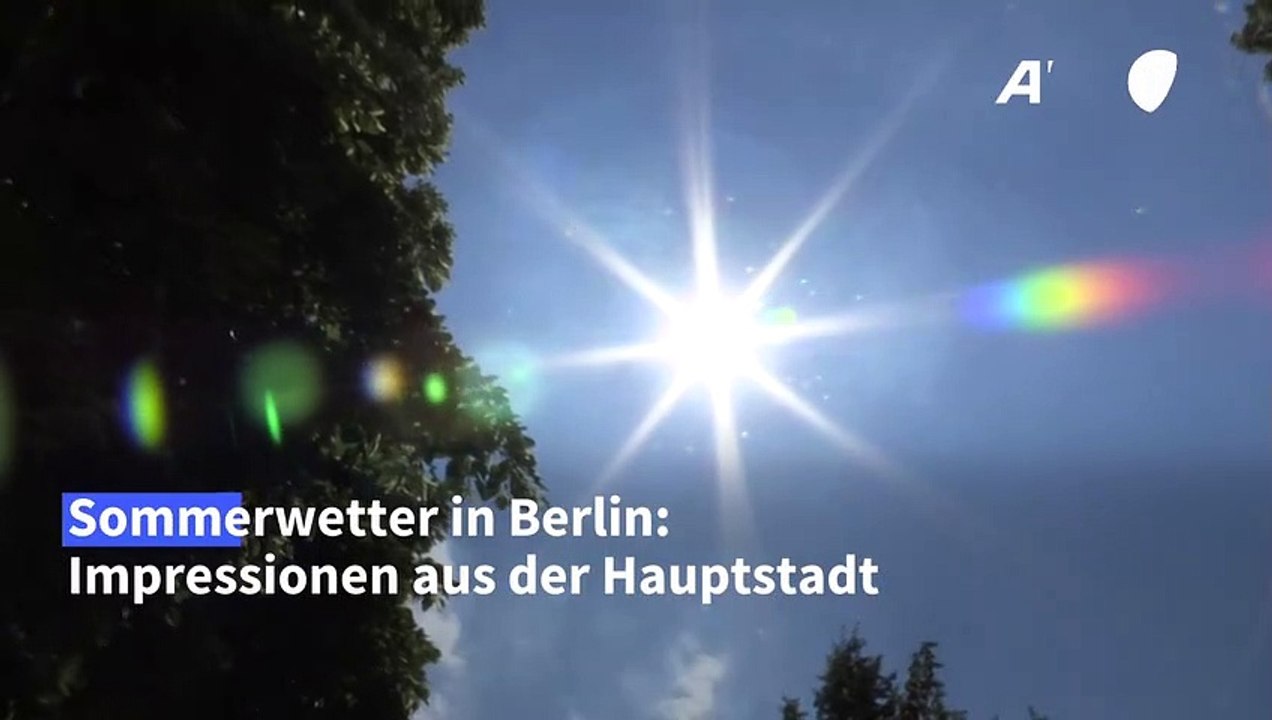Berlin sucht Abkühlung: Sommer-Impressionen aus der Hauptstadt