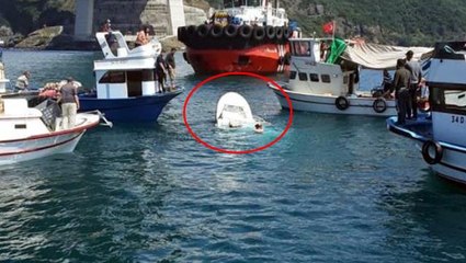 Yavuz Sultan Selim Köprüsü altında bulunan balıkçı teknesine gemi çarptı: 1 ölü, 2 yaralı