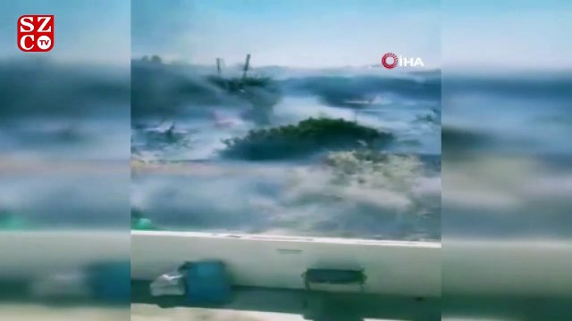 Güney Kıbrıs’ta yangın: 300 hektar orman zarar gördü