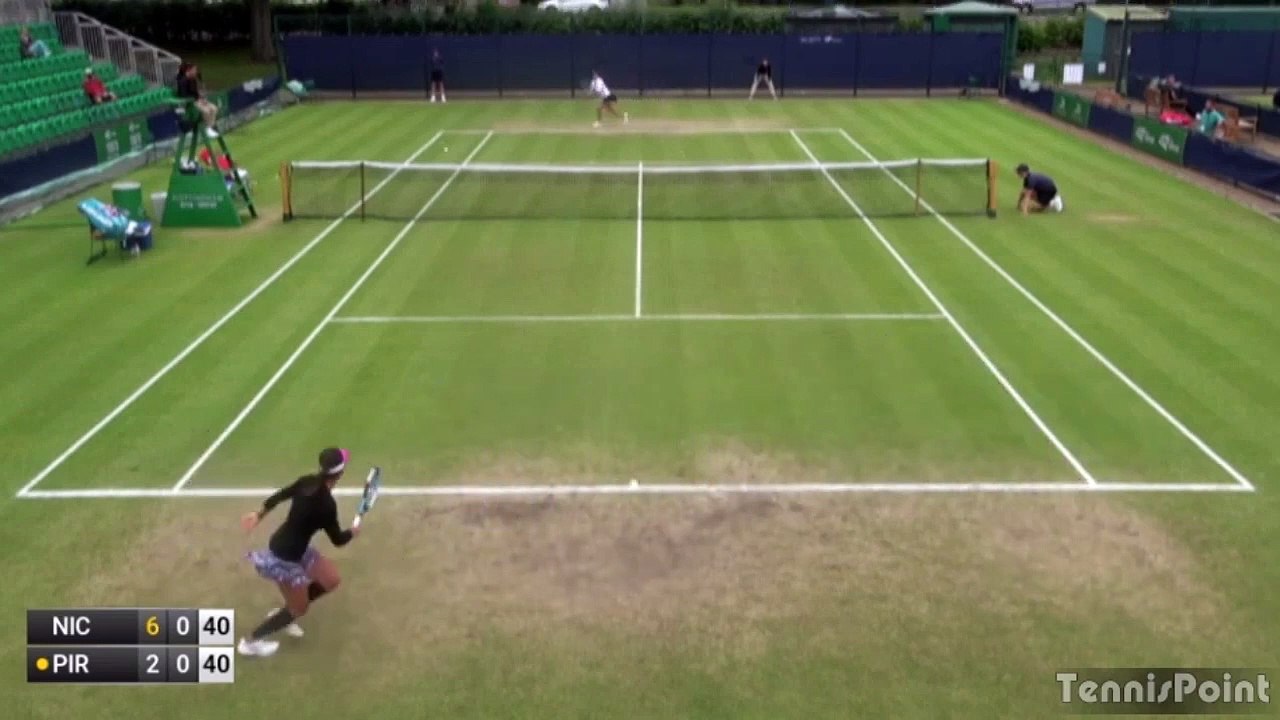 Пиронкова - Никулеску   2:1 -  WTA Нотингам  2021