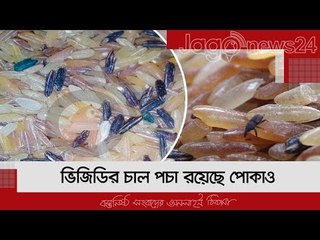 ভিজিডির চাল পচা রয়েছে পোকাও | Jagonews24.com