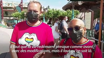 Réouverture de Disneyland Paris: "la joie" et "le plaisir d'être là"