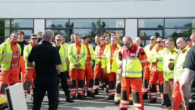 Emergency crews tackle scenarios as they work together to put their training to the test