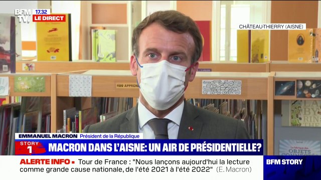 Emmanuel Macron: La lutte contre l'illettrisme est un défi du quotidien