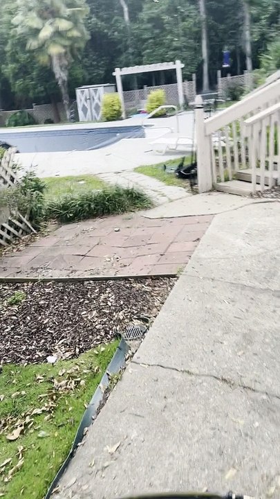 Private Pool Construction Delayed by Car Crash